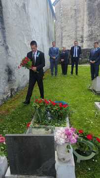 Obisk kazahstanskega veleposlanika v občini Sežana; Vir: Občina Sežana